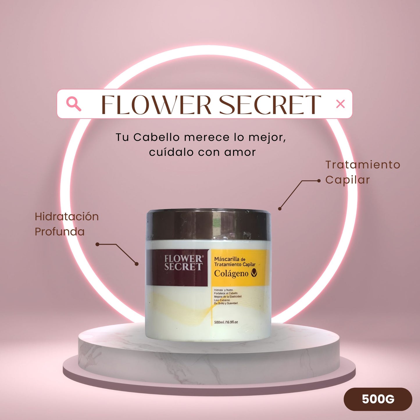 MASCARILLA TRATAMIENTO CAPILAR COLAGENO FLOWER SECRET