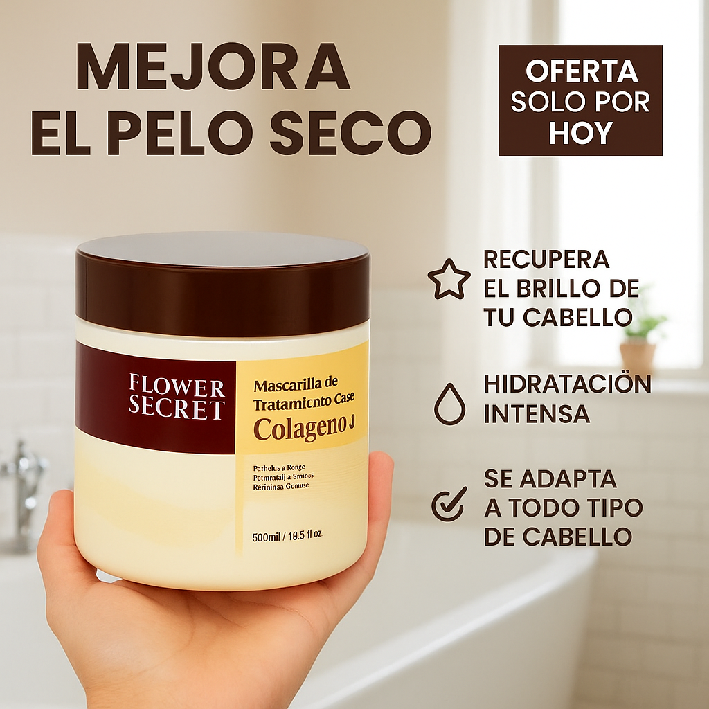 MASCARILLA TRATAMIENTO CAPILAR COLAGENO FLOWER SECRET